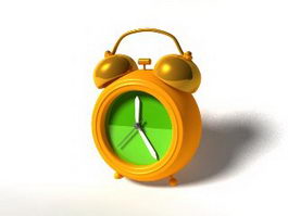 Cute Alarm Clock 3d model preview