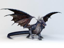 Black Dragon 3d model preview