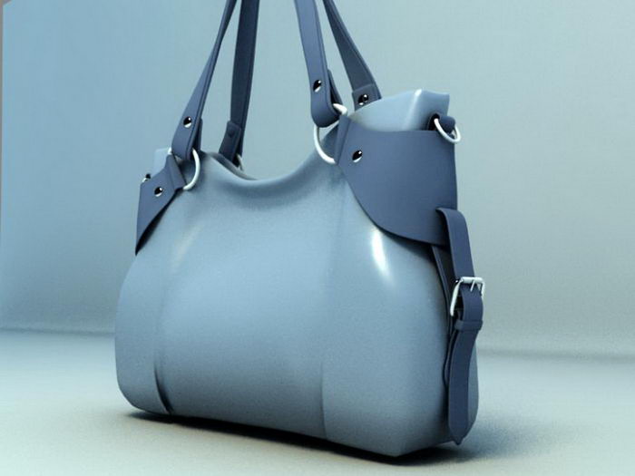 Fashion Handbag 3d model Maya files free download