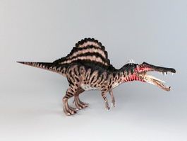Spinosaurus Dinosaur 3d model preview