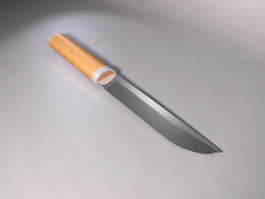 Kitchen Knife 3d model preview
