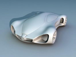 Benz Concept Car 3d model preview
