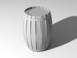 Wine Barrel 3d preview