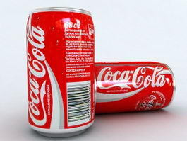 Coca-Cola Can 3d model preview