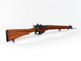 Type 38 Rifle 3d model preview