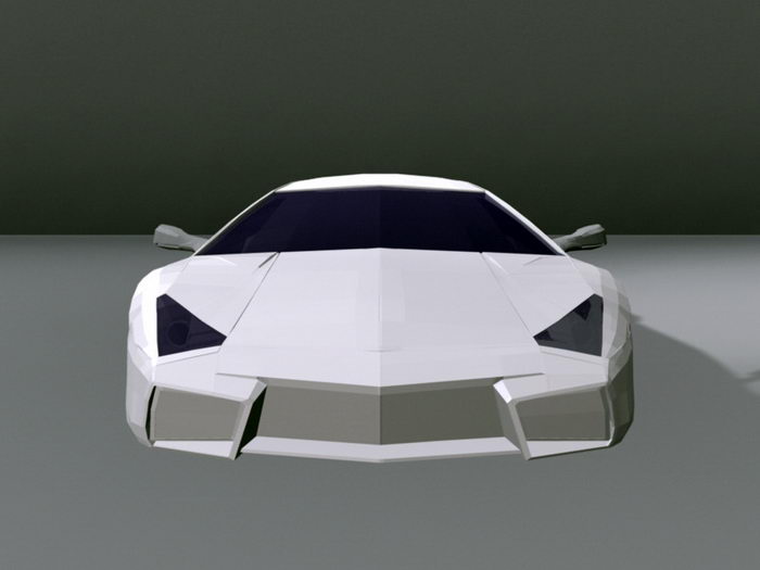 Lamborghini Aventador S Roadster 3d rendering