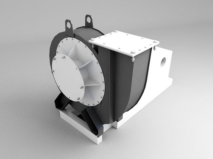 Centrifugal Fan 3d rendering