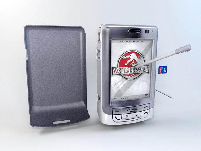 Mio A501 PDA Phone 3d rendering