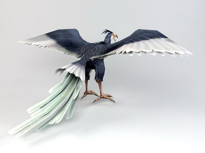Cartoon Condor Bird 3d rendering