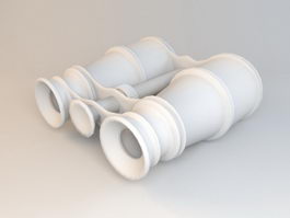 Old Binoculars 3d preview