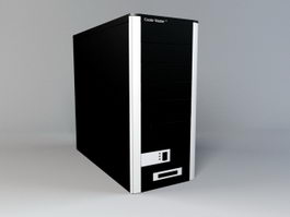 ATX Computer Case 3d model preview