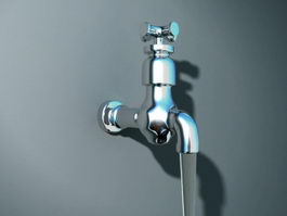 Water Faucet 3d model preview