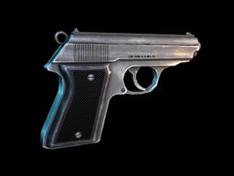 Hand Pistol 3d model preview