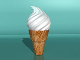 Ice Cream Cone 3d preview