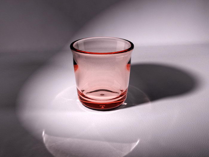Glass Drinking Cup 3d rendering