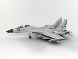 Sukhoi Su-27 Flanker Multirole Fighter 3d preview