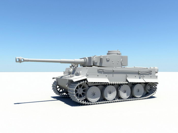 Army Tank 3d rendering