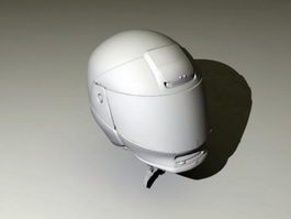 Full Face Motorcycle Helmet 3d model preview