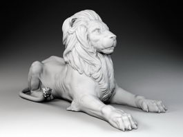 Ancient Lion Sculpture 3d preview