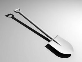 Spoon Shovel 3d model preview