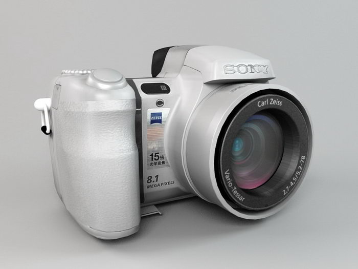 Sony Cyber-shot H7 Camera 3d rendering