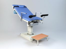 Gynaecological Examination Chair 3d model preview