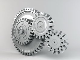 Gears 3D Model $5 - .ma .obj .fbx - Free3D