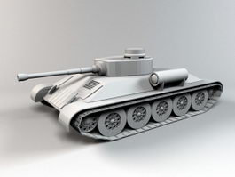 Main Battle Tank 3d model preview