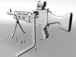 Light Machine Gun 3d preview