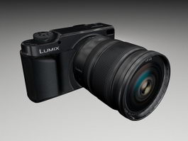 Panasonic Lumix DMC-L10 3d model preview