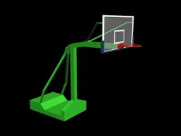 Outdoor Basketball Goal 3d preview