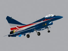 PLAAF J-10B Fighter Jet 3d preview