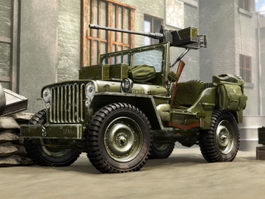Willys Army Jeep 3d preview