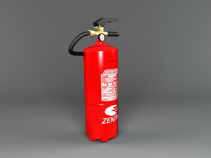 Fire Extinguisher 3d model 3ds Max files free download - CadNav
