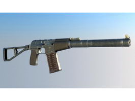 AS Val Special Automatic Rifle 3d model preview
