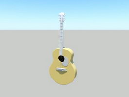 Acoustic Guitar 3d model preview