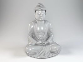 Amitabha Buddha Statue 3d preview