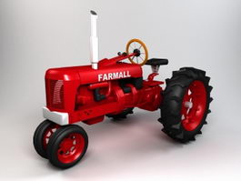 Farmall Tractor 3d preview
