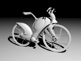 Futuristic Bicycle 3d model preview
