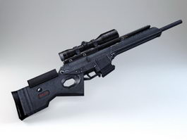 SL8 Rifle 3d model preview