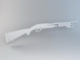 Remington Model 870 3d model preview