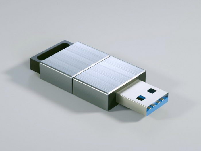 USB Drive 3d rendering
