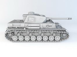 German Leopard 2 MBT 3d model preview