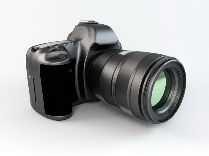 DSLR Camera 3d model 3ds Max files free download - modeling 48949 on CadNav