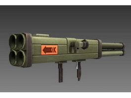 Multishot Incendiary Rocket Launcher 3d preview