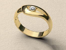 Gold Ring 3d model preview