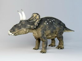 Diceratops Dinosaur 3d model preview