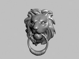 Lion Knocker 3d model preview