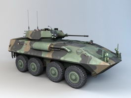 LAV-25 Wheeled Reconnaissance Vehicle 3d preview