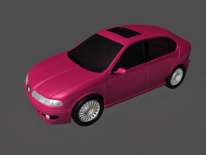 3d model car seat leon ii